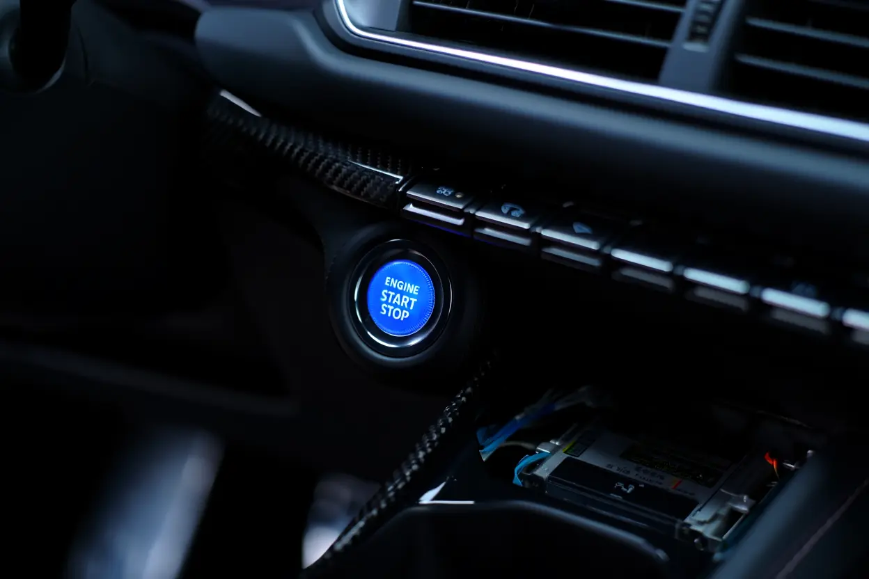 start stop button off